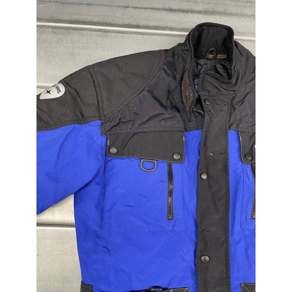 Polaris Snowmobile Xplorer Jacket Mens MT Blue Black Insulated Winter Coat - Picture 6 of 15